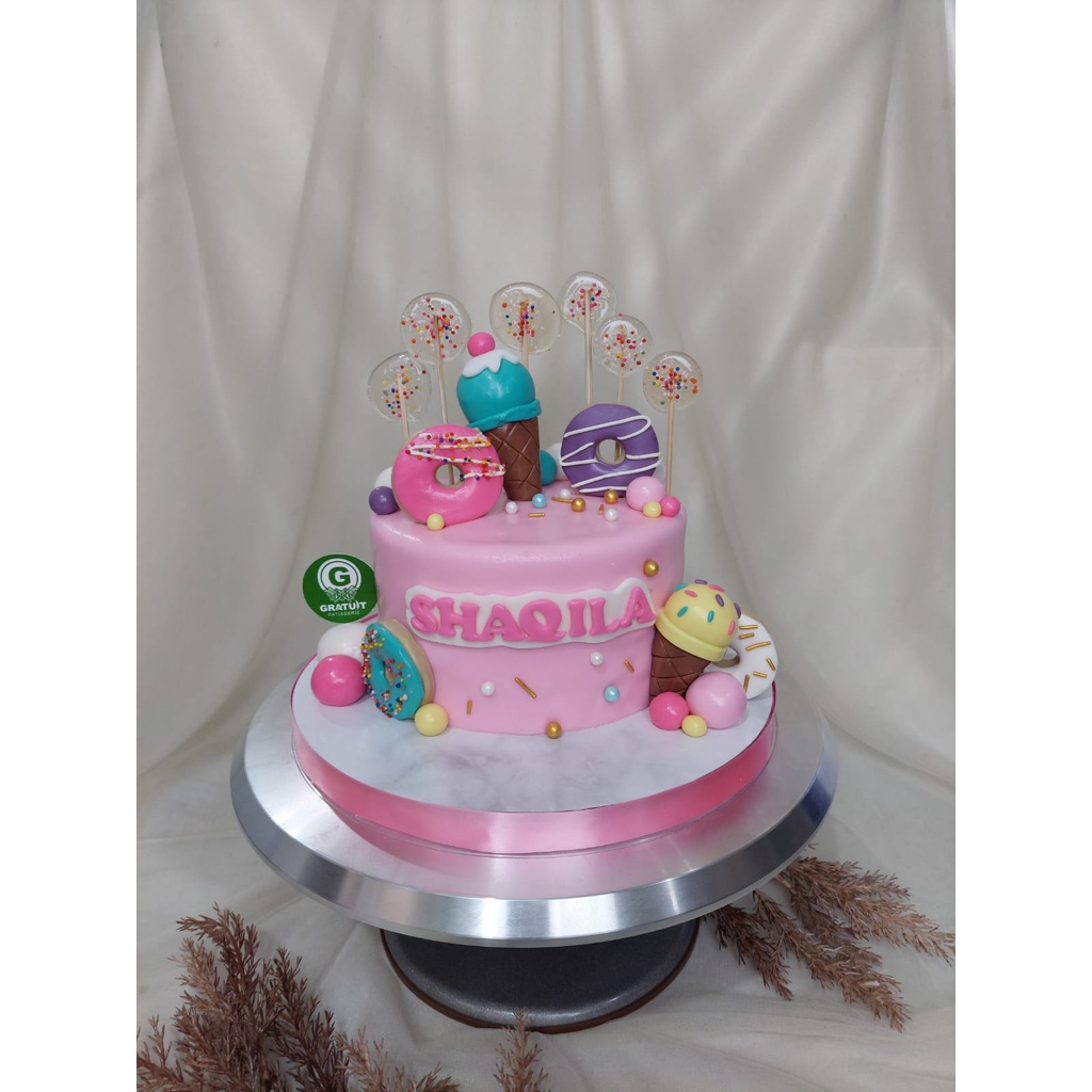 

ICE CREAM CAKE BIRTHDAY CAKE UK 15CM