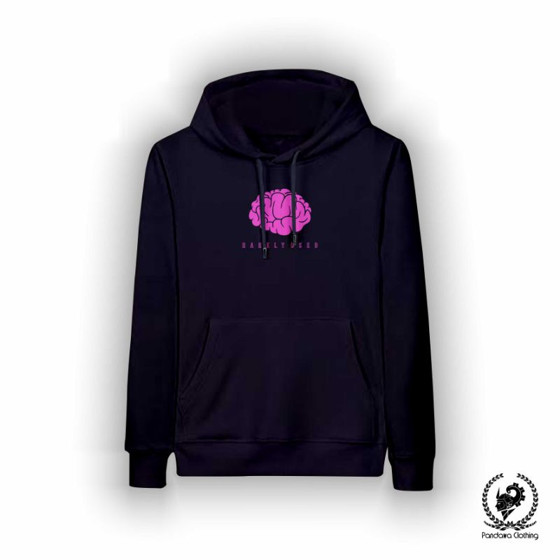 Hoodie Rarely Used Pandawa Cloth Black