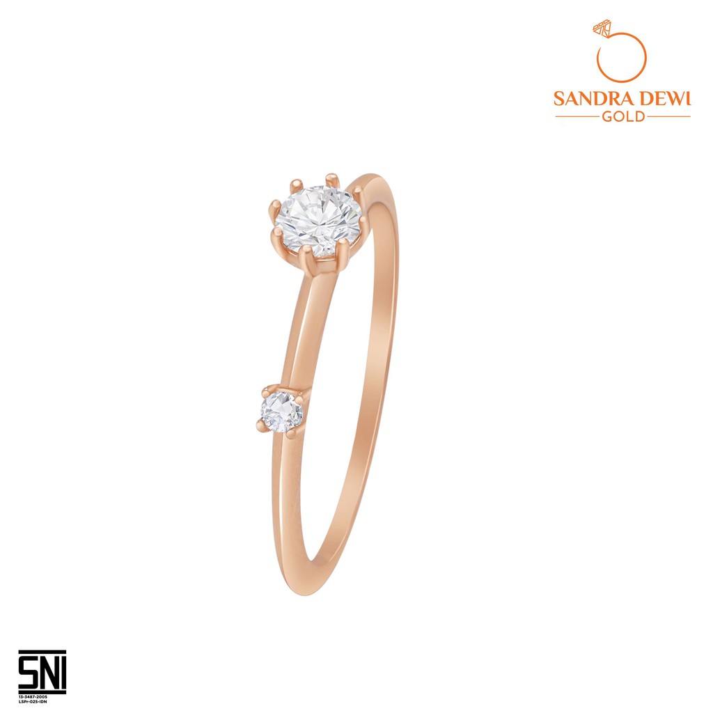 Cincin Emas Sandra Dewi Gold K-Style Kim Series 75.5 SNI RI200248