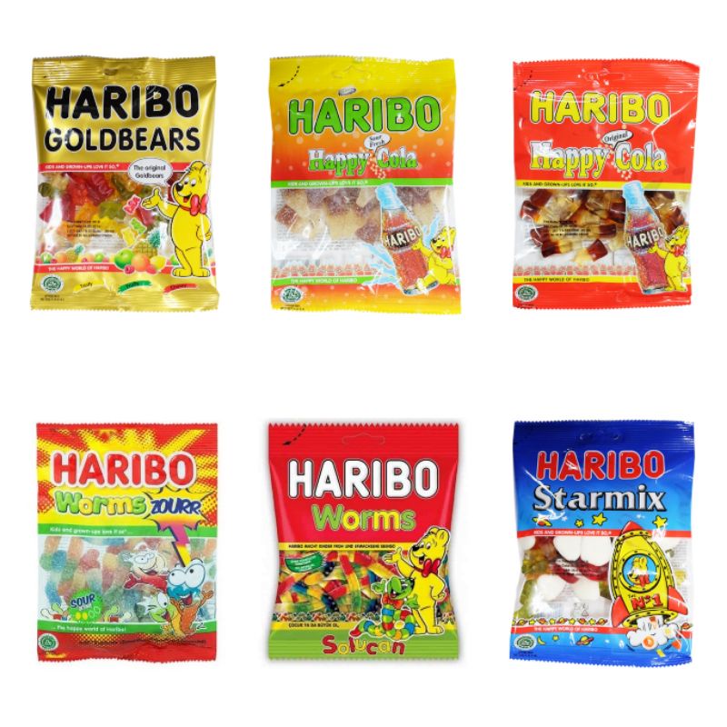 

HARIBO Jelly Candy 160gr - Permen Jelly HARIBO