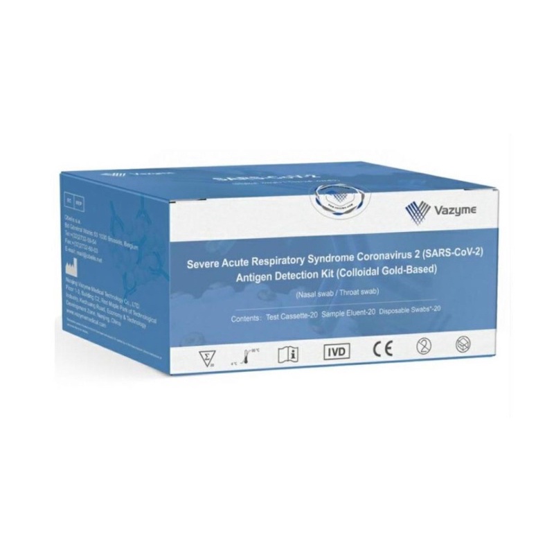 VAZYME  Rapid Test Swab Antigen tes 1 Box 20 pcs Kemenkes - Original