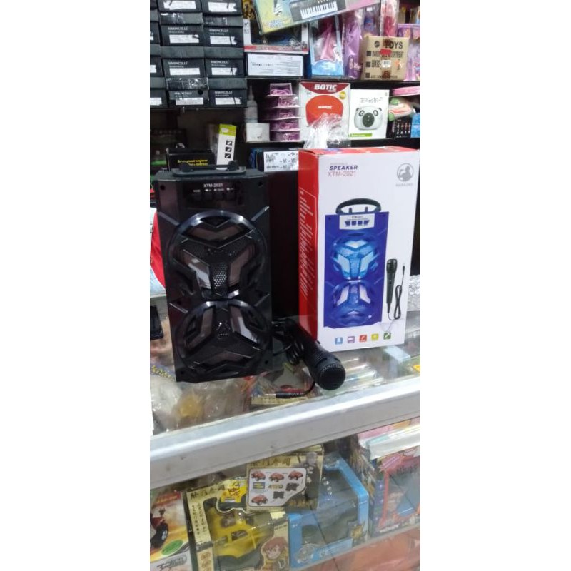 SPEKER PORTABLE BLUETOOTH XTM 2021 KAROKEAN PRAKTIS