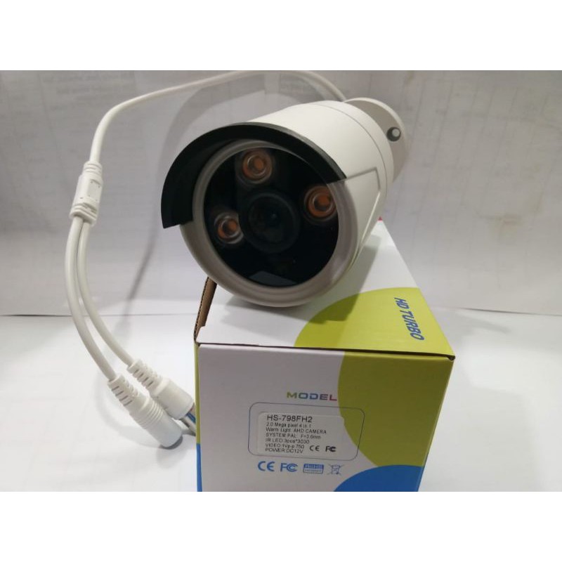 Kamera cctv outdoor colorvu turbo hd 2mp 1080p full hd gelap berwarna