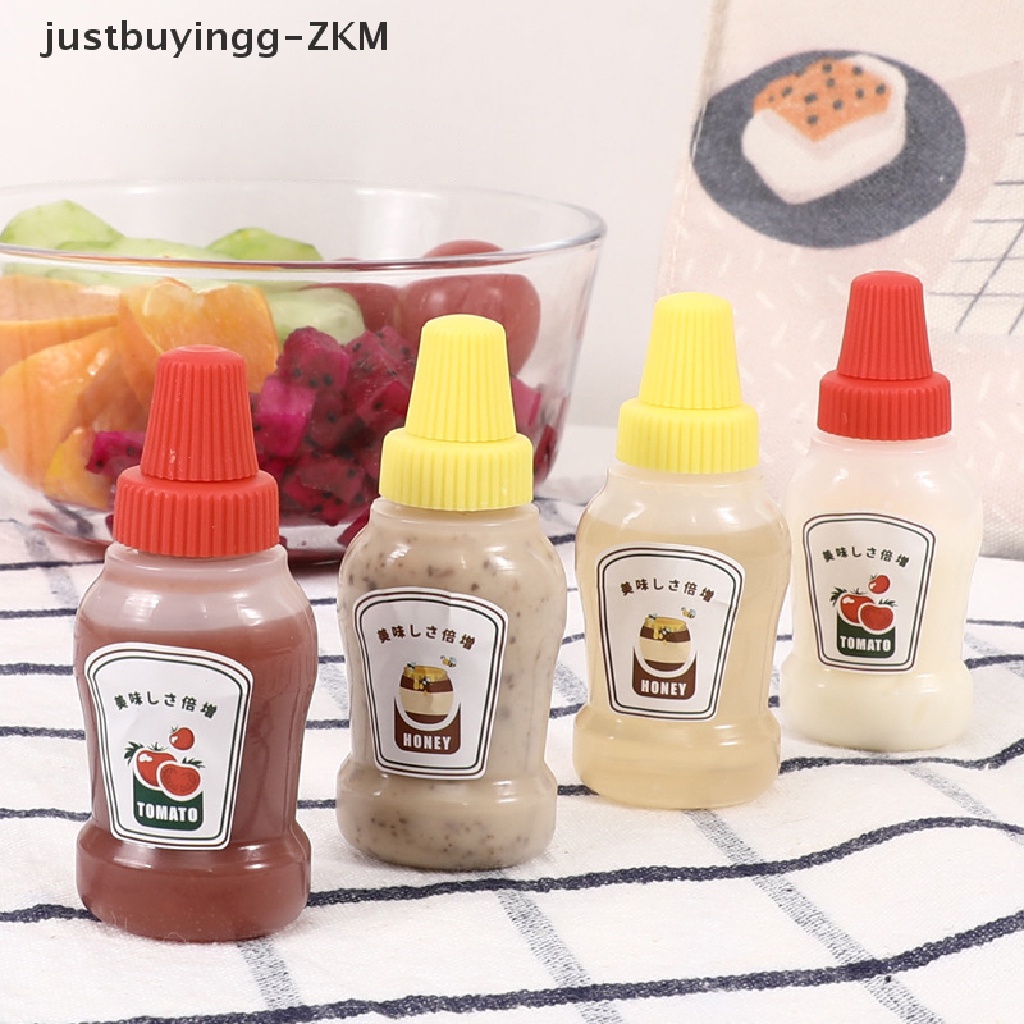 2pcs / set Wadah Saus Salad / Bento Mini Portabel Ukuran 25ML