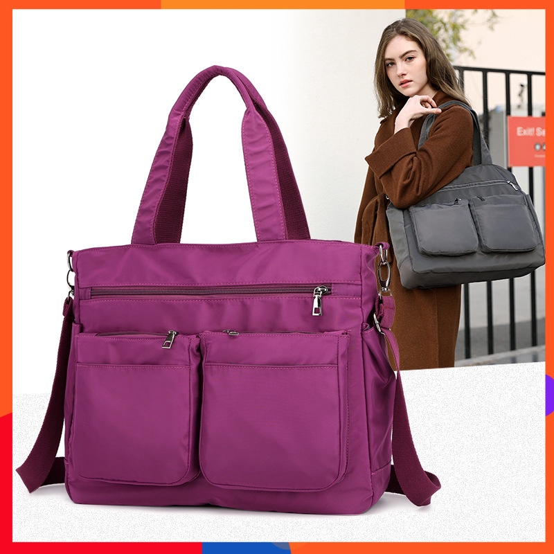 Tas Female Package Atmosphere Handbag Multi Pocket Light Ma'am Package Mommy Single Shoulder Package