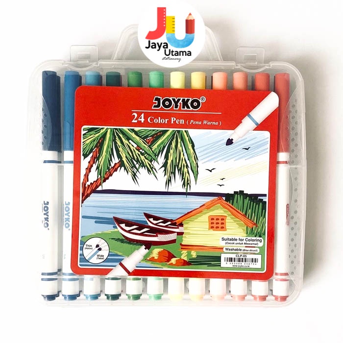 

Joyko Spidol Set 12 24 Warna Color Pen CLP-04 CLP-05