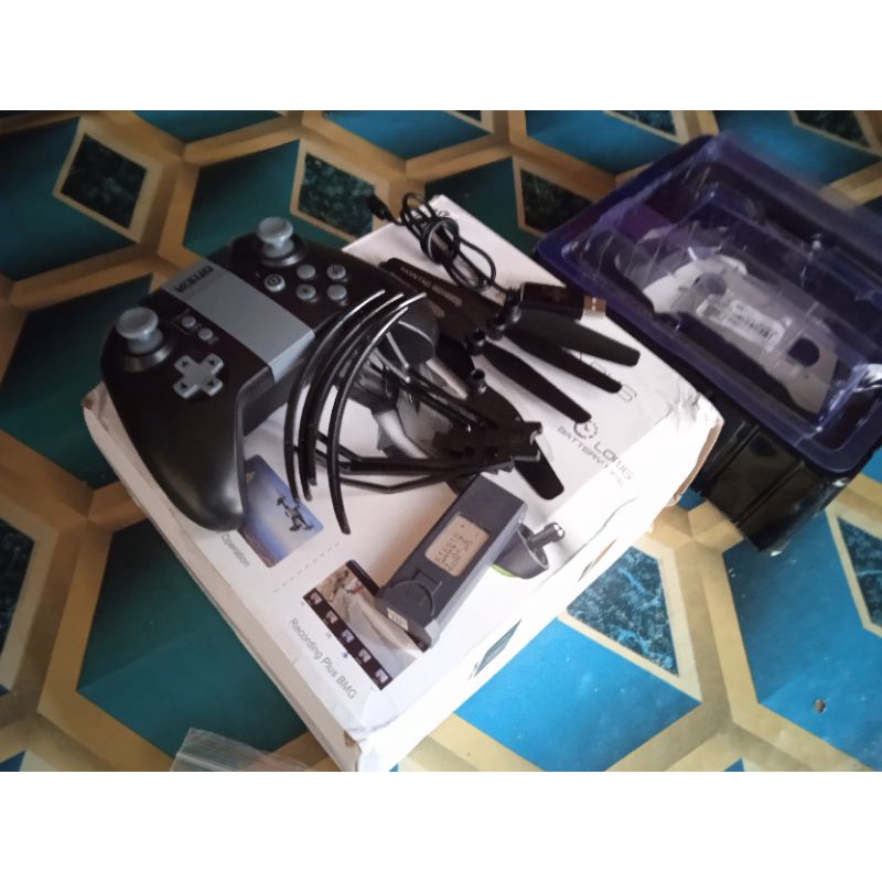 JUAL PRINTILAN DRONE VISUO XS816.ADA REMOT + PROPELLER + BATRE CADANGAN + PELINDUNG BALING BALING