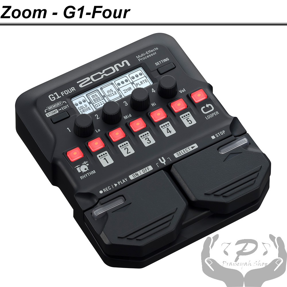 Zoom Multi Efek Gitar G1 Four Effect Guitar G1Four Origina