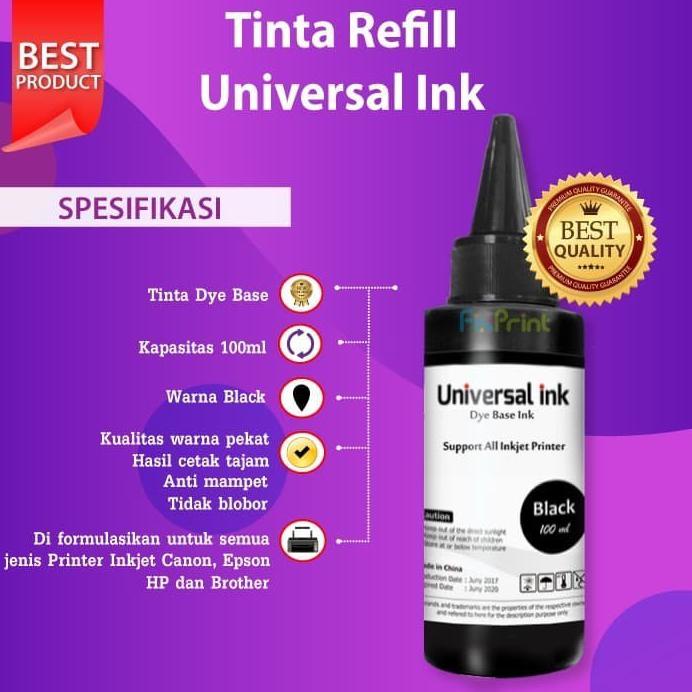 Tinta Refill Infus Ciss Cartridge Printer Canon Ip2770 Mp287 Mg2570 - Hitam