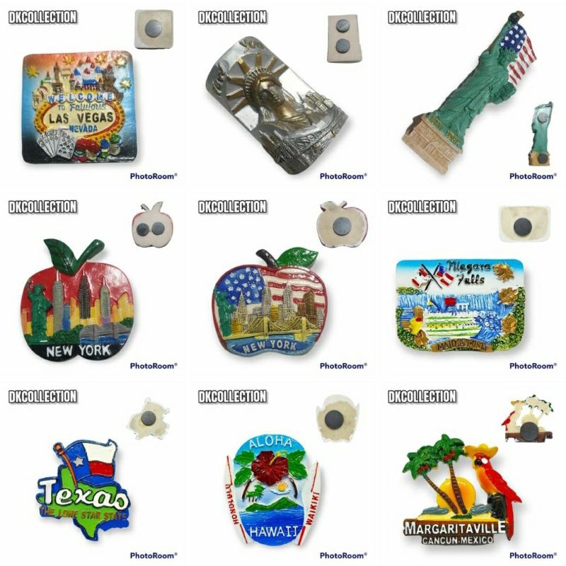 oleh oleh Newyork Amerika souvenir tempalan kulkas Newyork  magnet akerika san francisco amerika