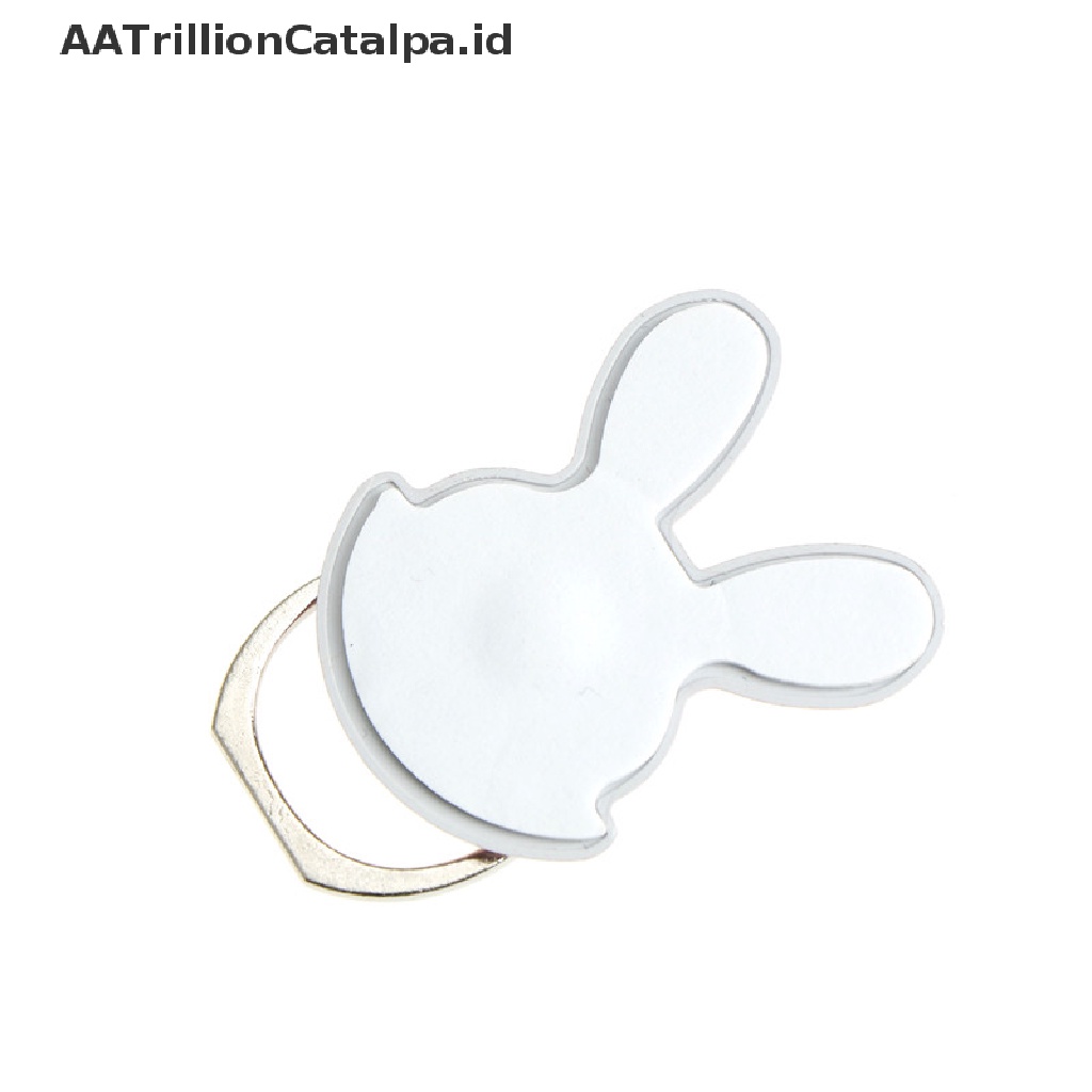 (AATrillionCatalpa) Ring holder Hp universal Bentuk Kelinci Bisa Berputar 360 °