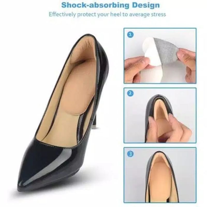 T shape shoes / Pelindung tumit anti lecet /  Insole Shoes Pad / T-shape insole high heels