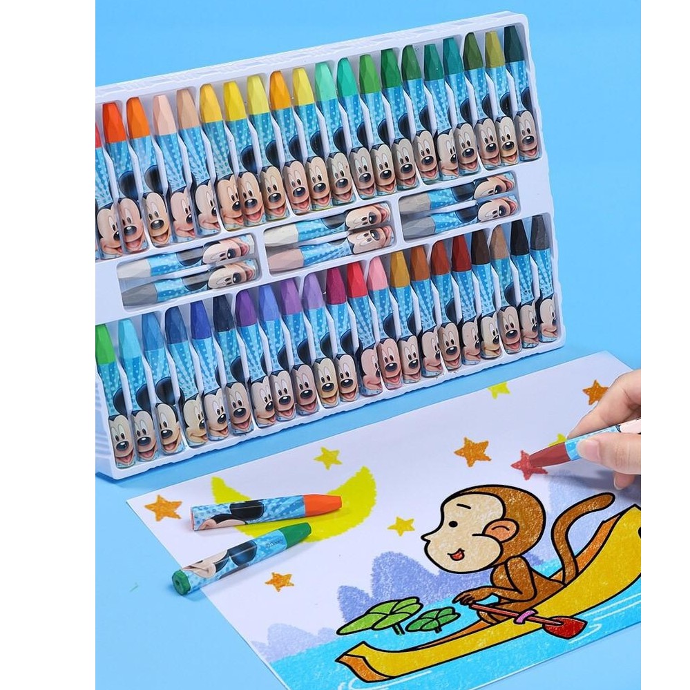 

CRAYON ELSA, MARVEL, MICKEY - CRAYON PENSIL WARNA ANAK 12 24 36 48 PENSIL