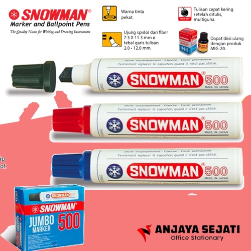 

Spidol Jumbo Marker 500 Snowman