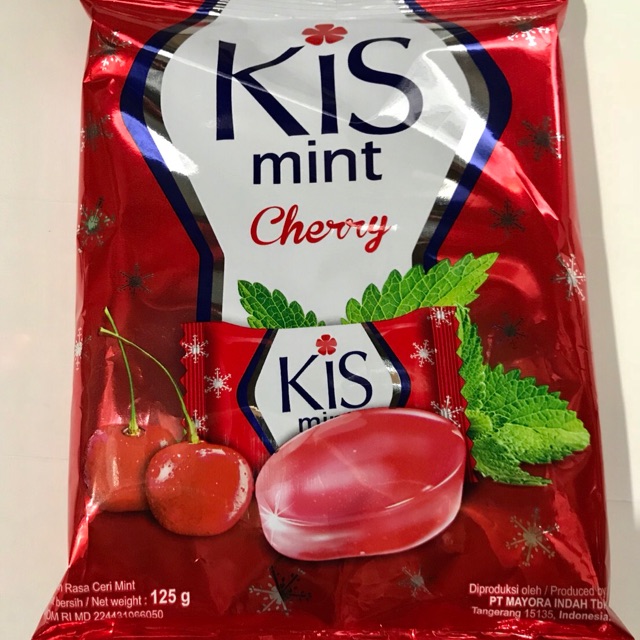 

PERMEN KIS MINT CHERRY 1 ZAK ISI 50 pcs 125gr 125 gr - Merah Ceri Kiss Pak Grosir Dus