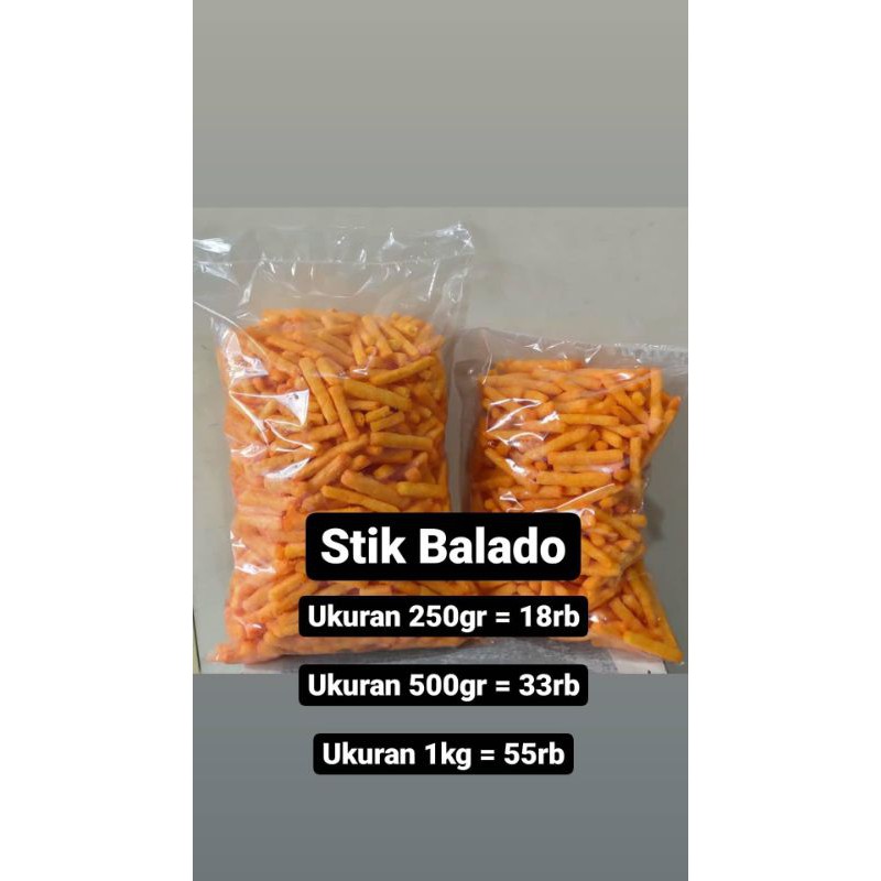 

Camilan Stik Balado (250 gr & 500gr)