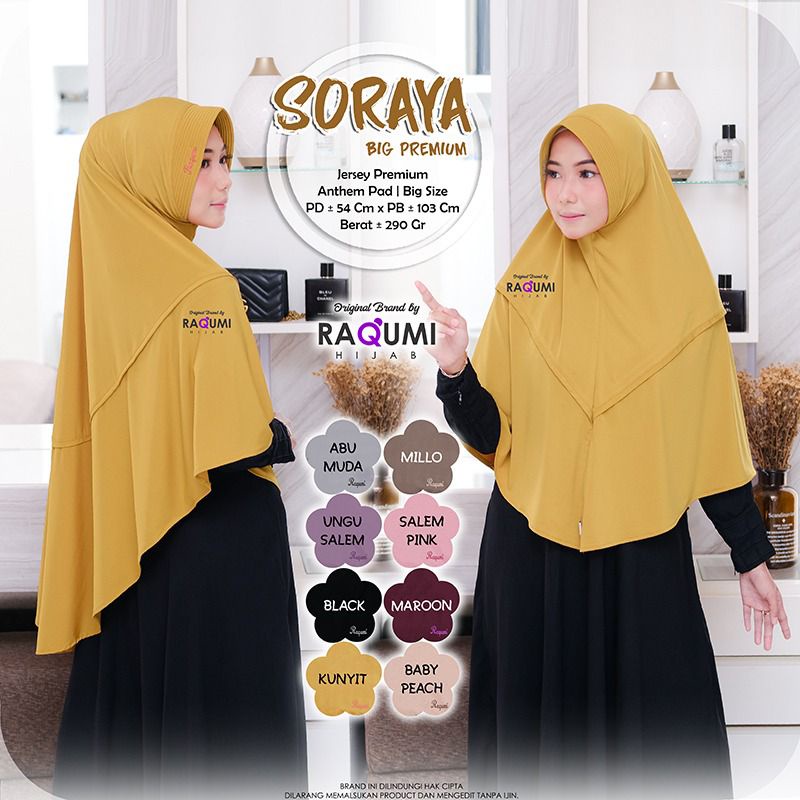 SORAYA RAQUMI HIJAB ORIGINAL SOLO