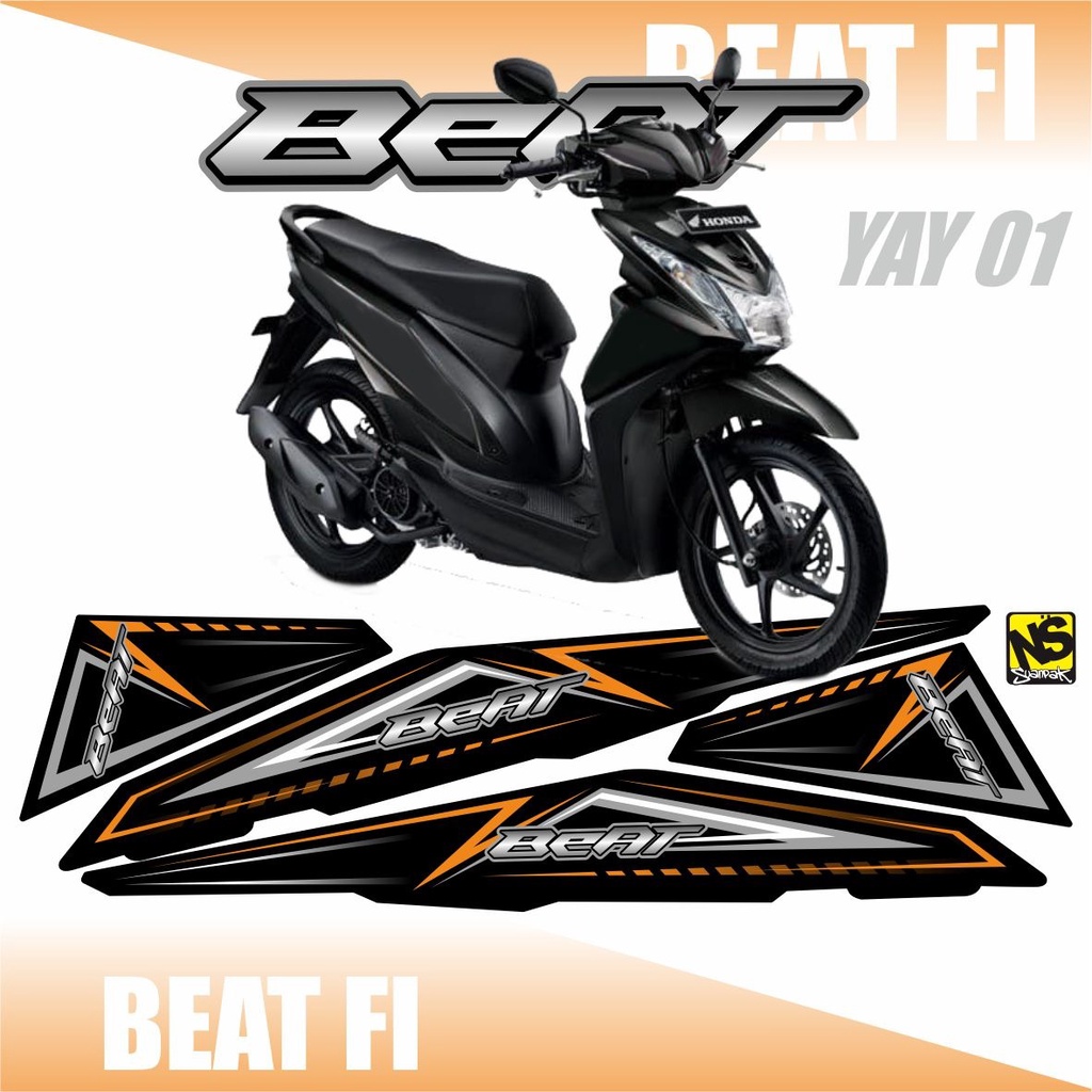 VARIASI STRIPING BEAT / STRIPING VARIASI / BEAT FI VARIASI STRIPING MOTOR HONDA BEAT FI / YAY 01