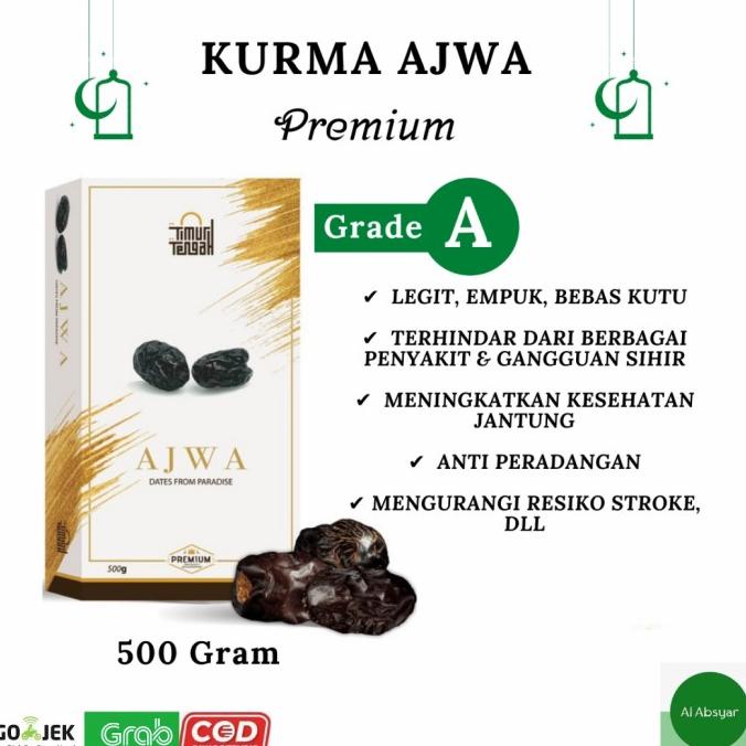 

BISA COD Kurma Ajwa Premium Timur Tengah Kurma Nabi Jumbo High Quality/KURMA 1KG/KURMA BARARI/KURMA RUTHOB/KURMA BAM/KURMA PALM FRUIT/KURMA TANGKAI/KURMA AZWA/KURMA SUKKARI/KURMA SAFAWI/KURMA TUNISIA/KURMA MUDA KUNING/KURMA MUDA HIJAU/KURMA MEDJOL/KURMA