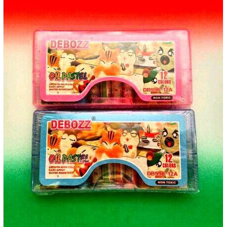 

crayon 12 warna merek de bozz / debozz
