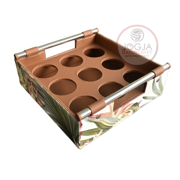 Tray Aqua 9 Hole / Tempat Aqua Gelas Baki Multi Fungsi Nampan Air mineral dan nampan serbaguna