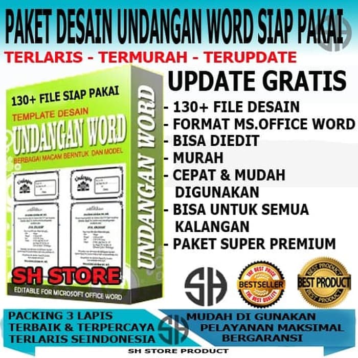 

Paket Template Desain Undangan Design Siap Edit Format Word