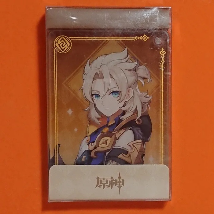 Albedo Acrylic Square Key Chain (7cm) - Genshin Impact By Mihoyo