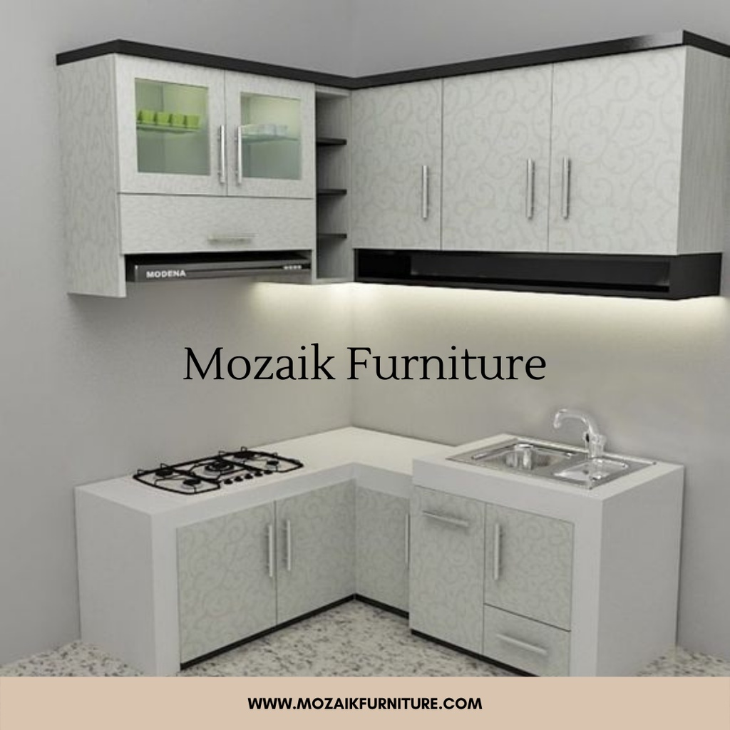 kitchen set minimalis atas bawah CUSTOM Jakarta