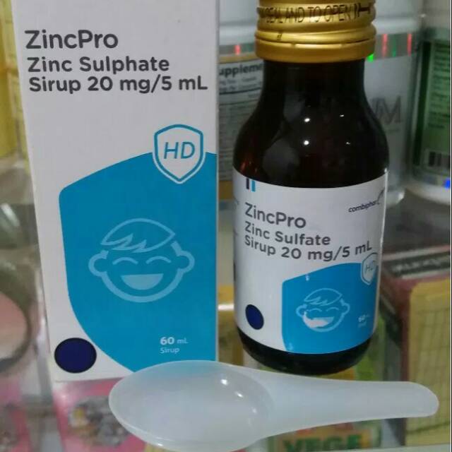 Zincpro Syrup 60ml Obat Pelengkap Diare Untuk Bayi Dan Anak