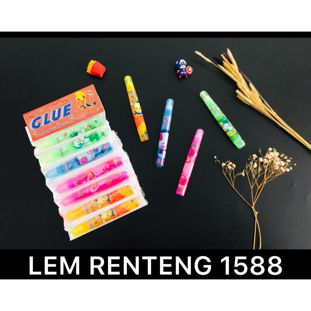 

LEM KERTAS CAIR ISI 1 PCS LEM CAIR 15ML/ WATER GLUE NON TOXIC. MURAH