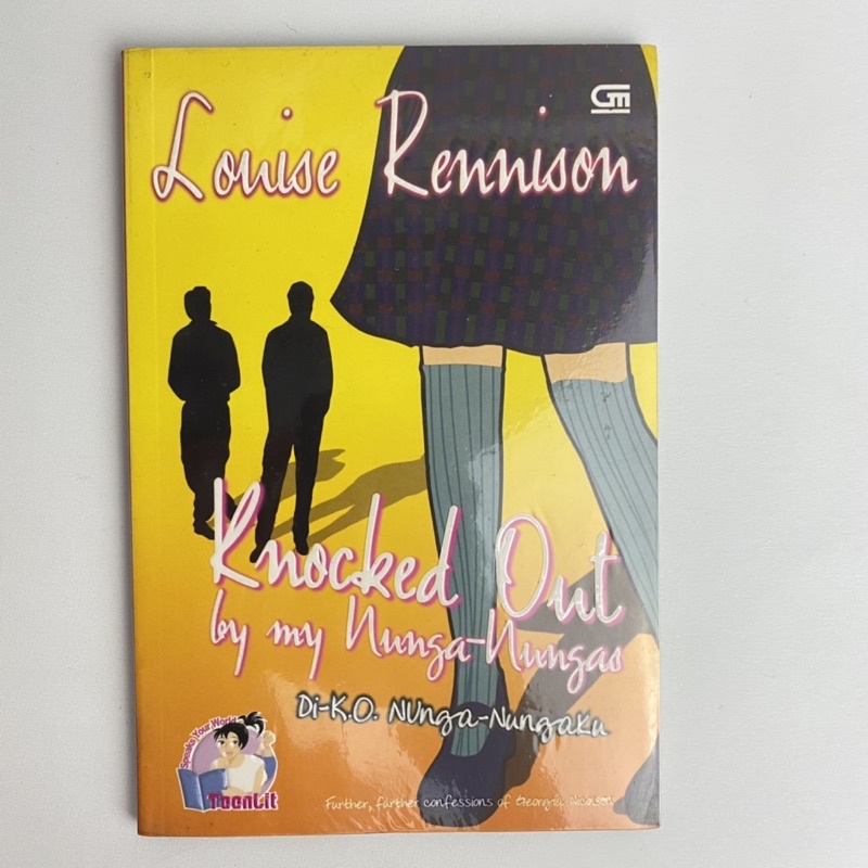 Buku Novel Teenlit Bekas - Knocked Out By My Nunga-Nungas - Louise Rennison - terjemahan