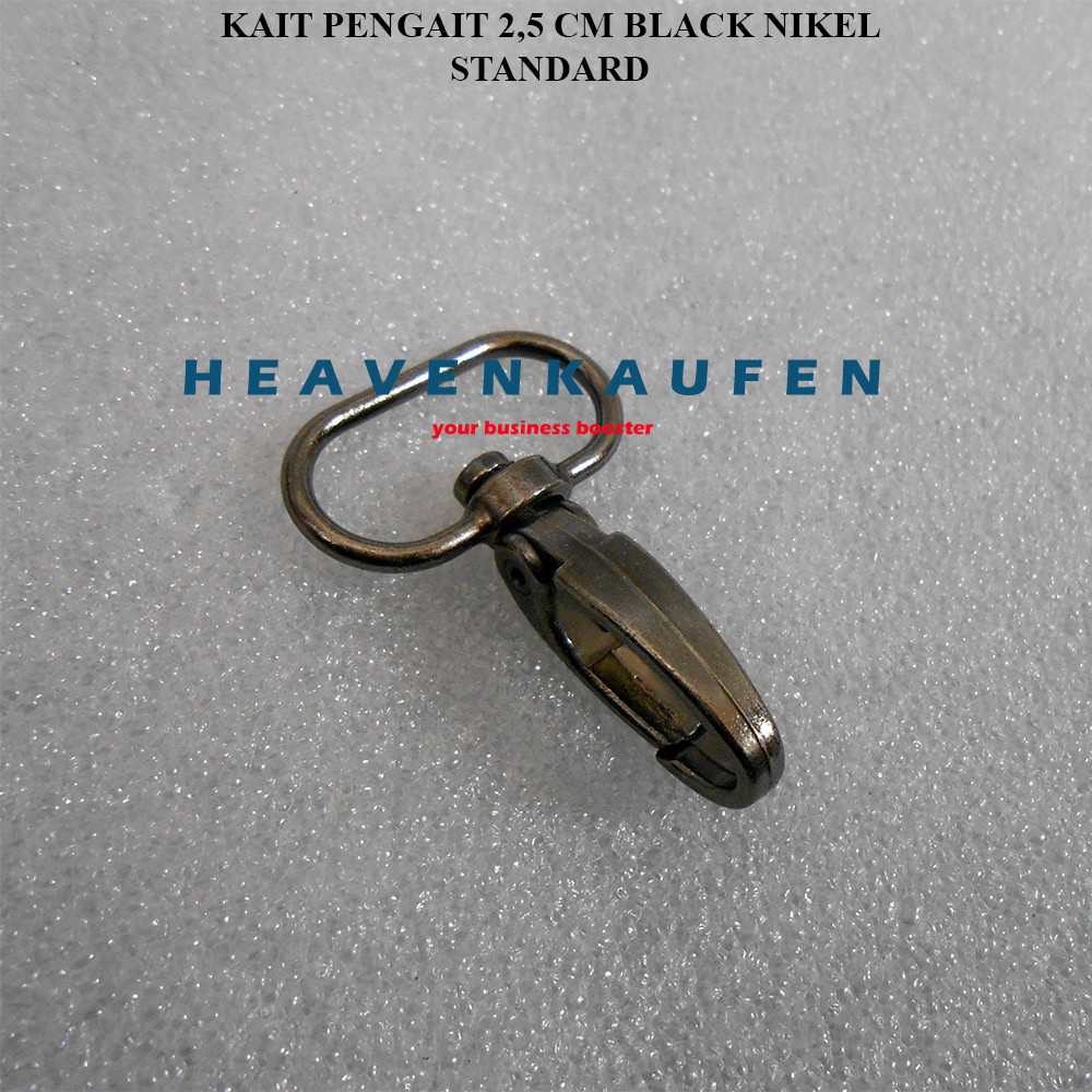 Kait Pengait Kaitan Cantolan Gantungan 2,5 cm Standard Warna Black Nikel Type A