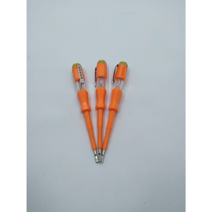 PTMndri - OBENG MIN/SCREWDRIVER TESPEN/TEST PEN MS-18 VOLTAGE TESTER AC/DC kecil