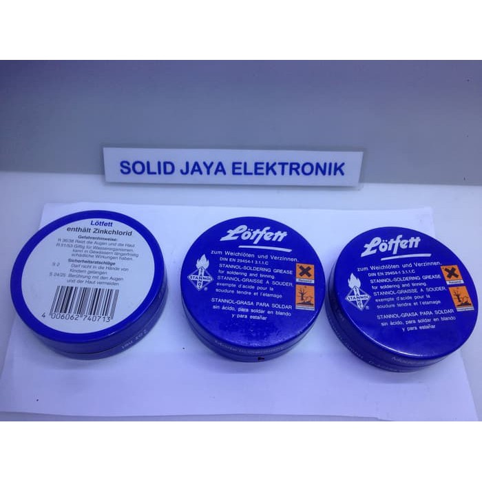 LOTFETT SOLDER BESAR 50g LOSFET SOLDER PEMBERSIH SOLDER KALENG 50 GRAM LOTFET