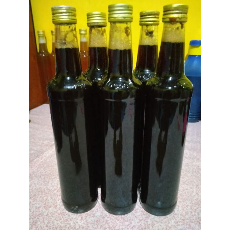 

Madu hitam hutan liar asli sumatera 250ml / 400g