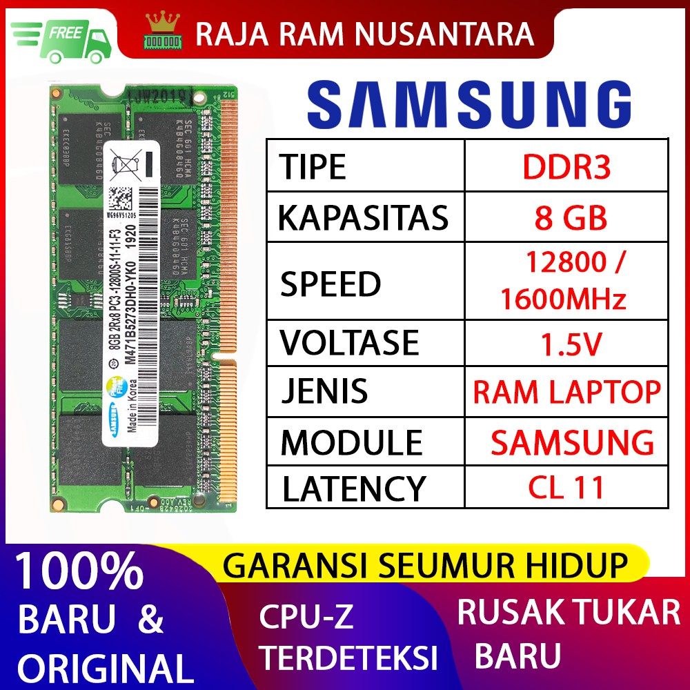 Jual ram laptop ddr3 8gb Harga Terbaik & Termurah Desember 2022