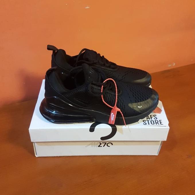 Sepatu Nike Airmax Air Max 270 Full Black Premium Original