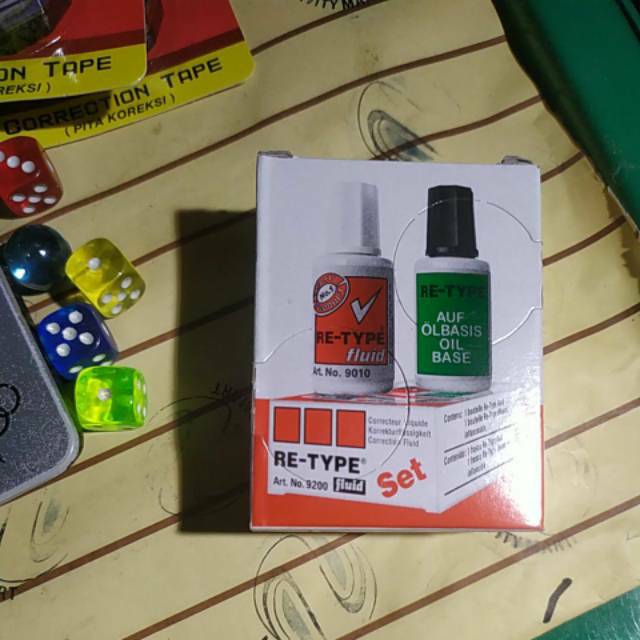 

Tip x Re-type set (Correction Tape)