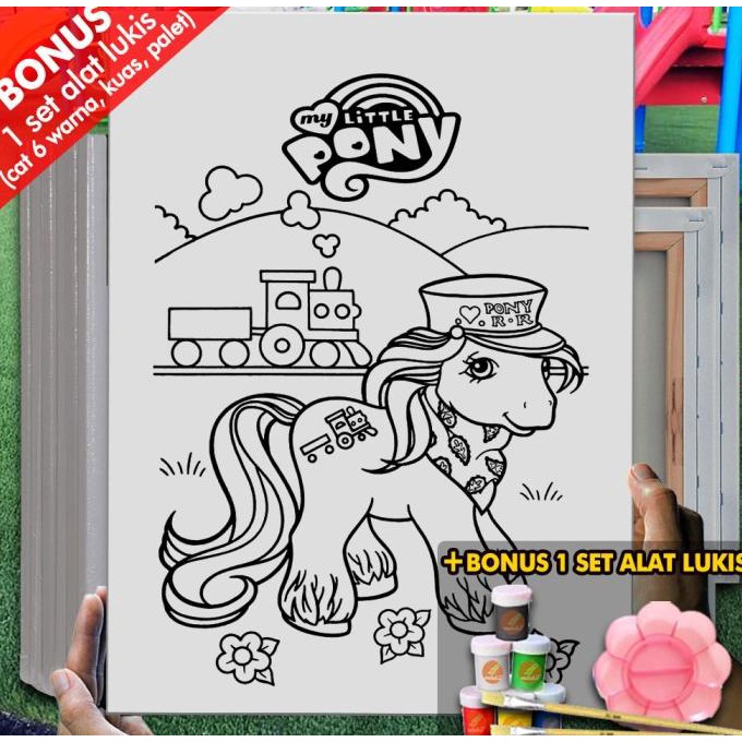 

Kanvas Lukis Outline Pony Fluttershy 30x40 cm MEL1107