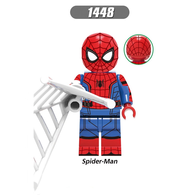 1pc Mainan Balok Bangunsusun Model Minifigures Marvel Venom Spiderman Bahan ABS Untuk Hadiah Anak