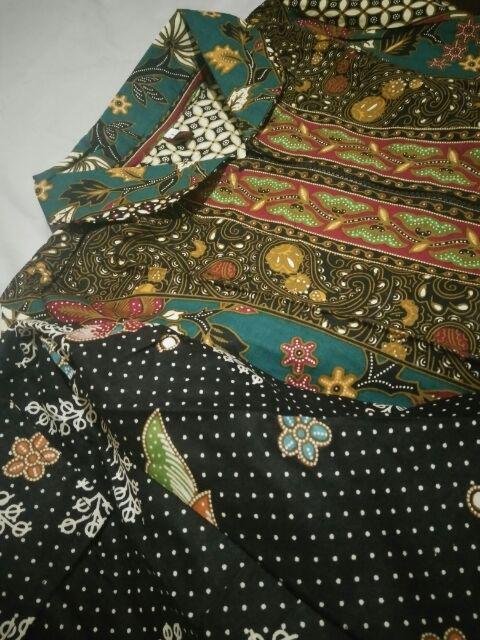 Tunik Batik Ratoe Modern Kode 123 Model Sleting Full Depan. Krah Dk Bhn Katun Batik Sinaran