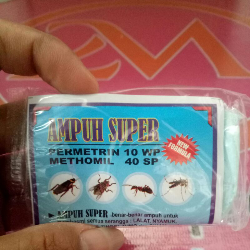 AMPUH SUPER pembasmi Serangga Lalat Nyamuk Kecoa Semut Tinggi Tumo dan Pinjal Pada Hewan
