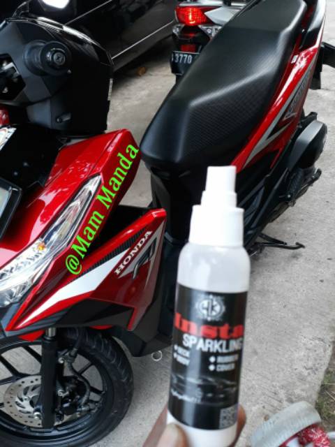 Penghilang Baret Rubbing Compound &amp; Insta Sparkling/ Pengkilap Motor/Pengkilap Mobil