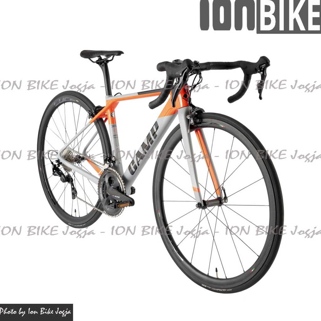 Roadbike Camp Azzura 700c Carbon Frame and Wheelset Shimano 105 11 Sp - Road Bike Carbon Sepeda Bala