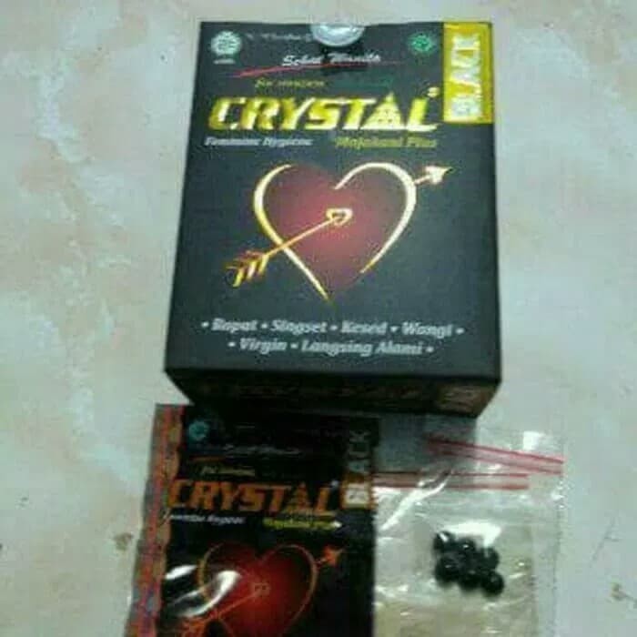 

Jamu Crystal hitam perapat kewanitaan herbal majakani. MMM1490