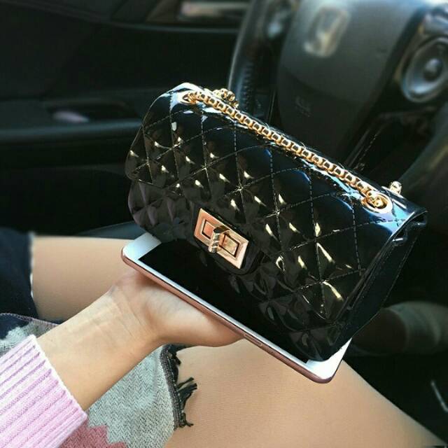 Tas jelly mini glossy Ready Jayapura