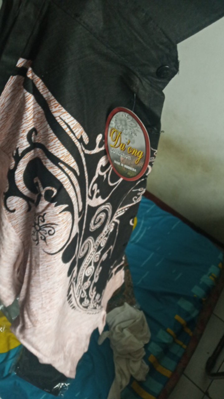 Hem Batik Dolby Dolbi Dobby Doby - Batik Sogan Solo - Batik Pria Warna Coklat - Distro Batik Hrb026