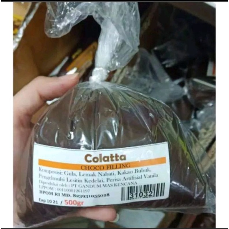 

Colatta choco filling 500 gr untuk isian roti / kue