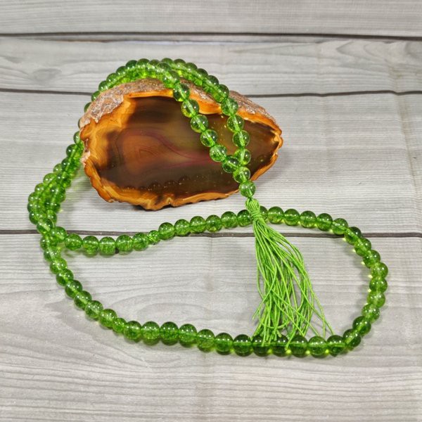 Tasbih Natural Batu Alam Green Peridot Termurah