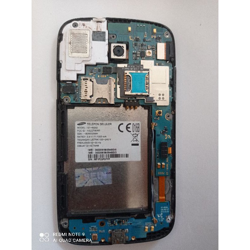 mesin samsung GT-I8262 tested